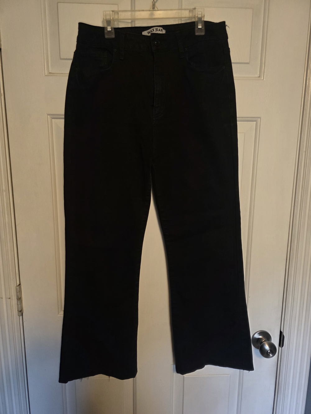 Wax Jean Women's Black High-Rise Flare Jeans